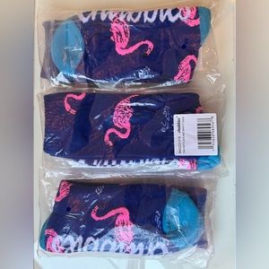 Chubbies pink flamingo socks